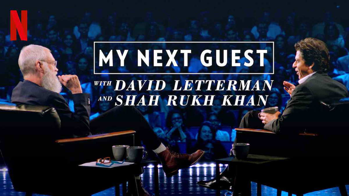 David Letterman and Shah Rukh Khan