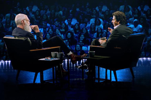 SRK and David Letterman