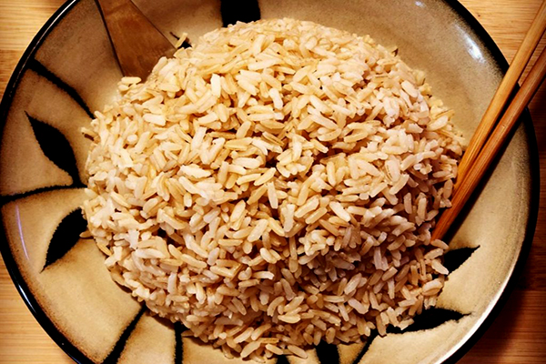 Brown rice, a food to clear your skin