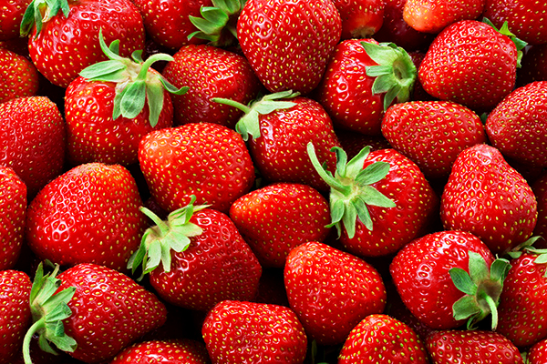 Strawberries are rich in antioxidants