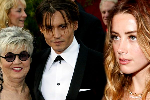 Johnny Depp's Mother Called Amber Heard a "Gold-Digger"